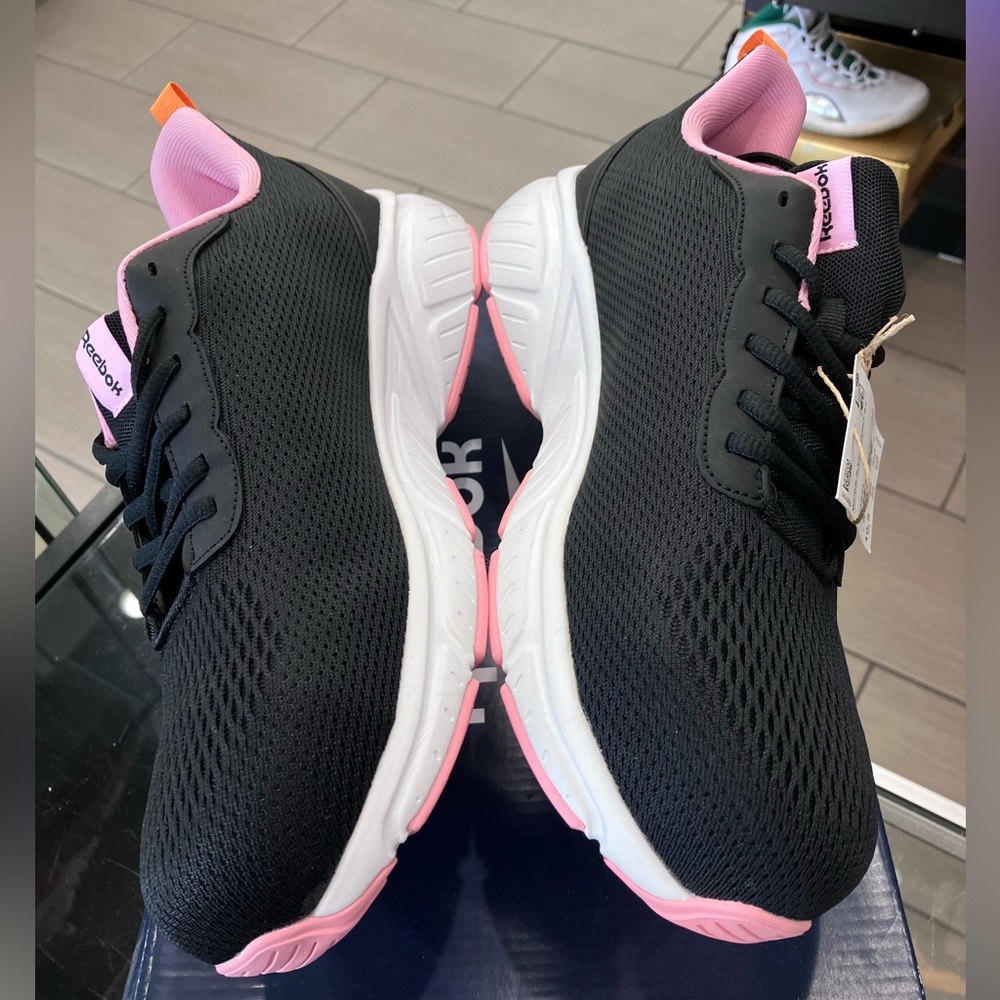 Women’s Reebok Work and Comfort ST Black Pink Fuel Foam Size 10.5 - Picture 5 of 9